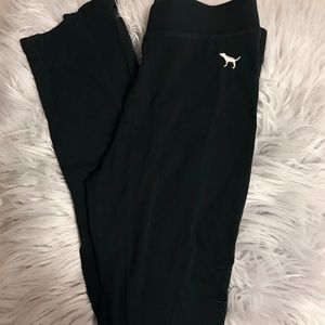 Victoria’s Secret PINK black leggings Size XS